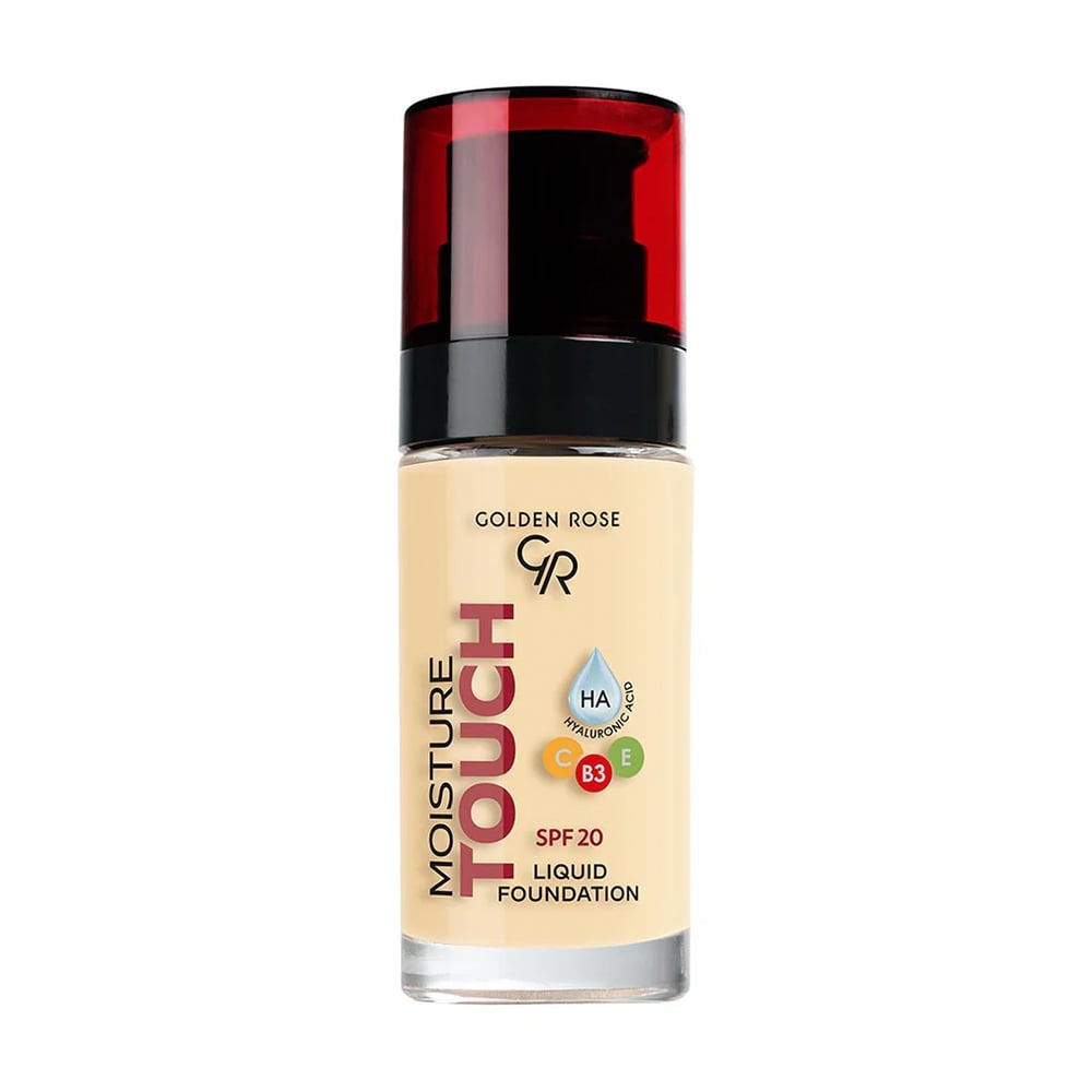 Тональний крем для обличчя Golden Rose Moisture Touch Liquid Foundation SPF 20, 101, 30 мл
